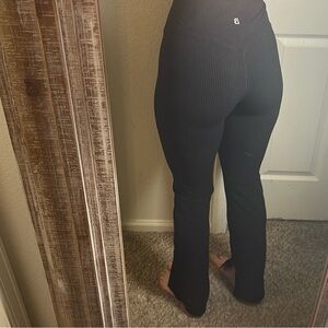 Buffbunny pinstripe Rosa bootcut